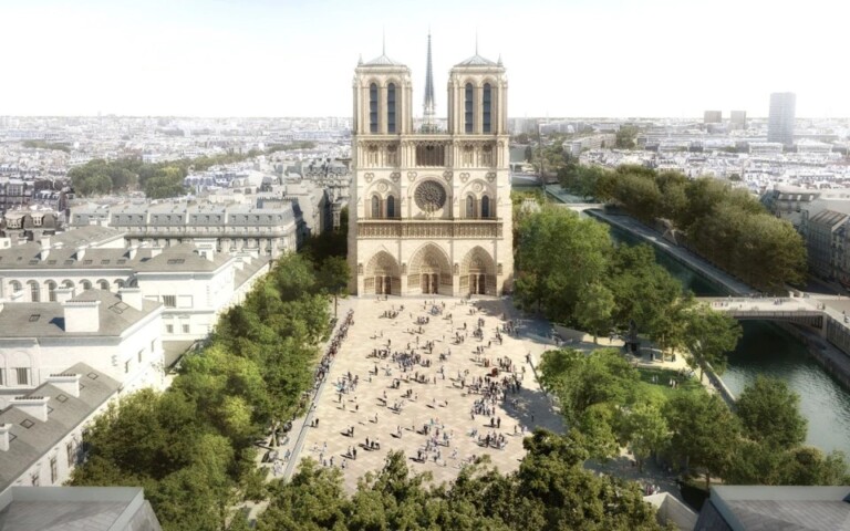 Bureau Bas Smets, GRAU e Neufville Gayet, Parvis Notre Dame courtesy Alma Studio