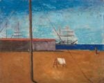 Carlo Carrà, Mattino sul mare, 1928, olio su tela su cartone. Collezione privata in deposito a lungo termine presso Ca’ Pesaro – Galleria Internazionale d’Arte Moderna – Fondazione Musei Civici di Venezia