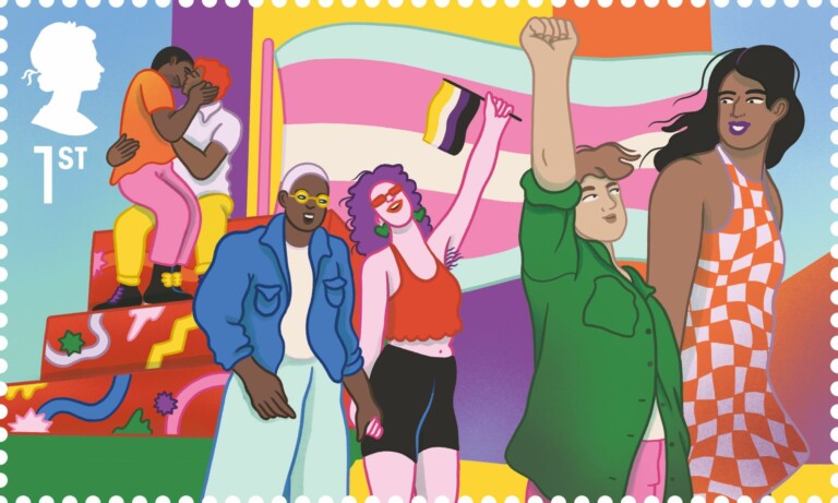 Courtesy Royal Mail 2 In Inghilterra i francobolli illustrati che celebrano i diritti gay