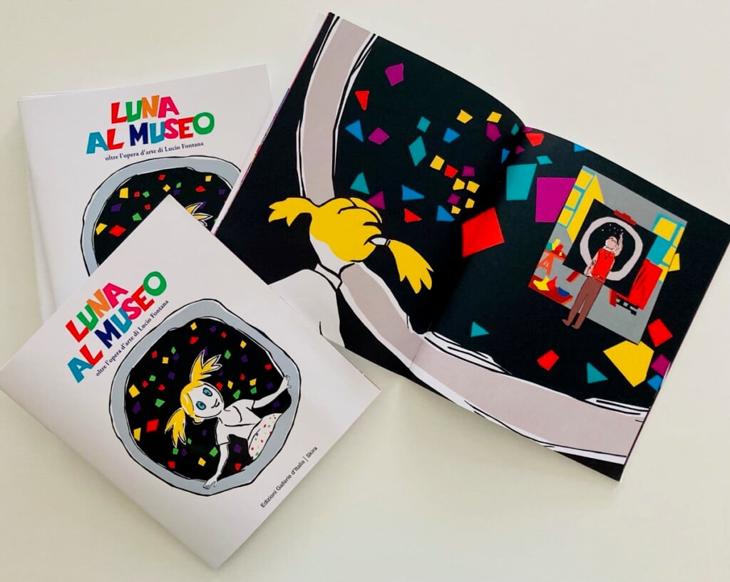 Luna al Museo: libro per bambini ispirato a opera di Lucio Fontana in collezione Intesa Sanpaolo