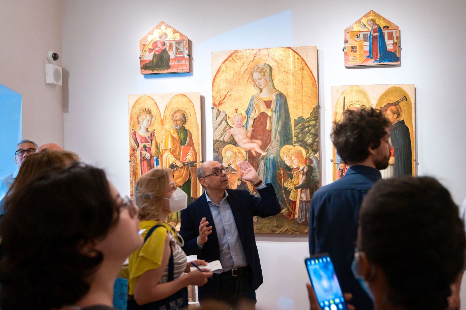 Perugia, Galleria Nazionale dell'Umbria, nuovo allestimento; foto di Marco Giugliarelli