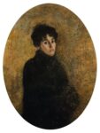 Giovanni Segantini, Ritratto di Luisa Violini Tacchi, 1880 ca., olio su tela, cm 105x80. Novara, Civica Galleria d’arte Moderna Paolo e Adele Giannoni