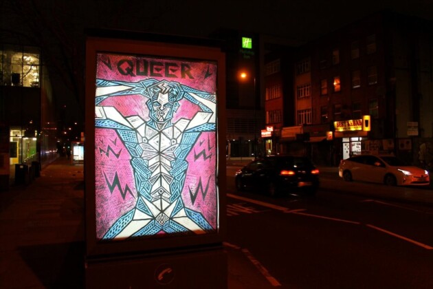 Illustre Feccia, QUEER subvertising, Londra, 2019. Photo credits Hogre