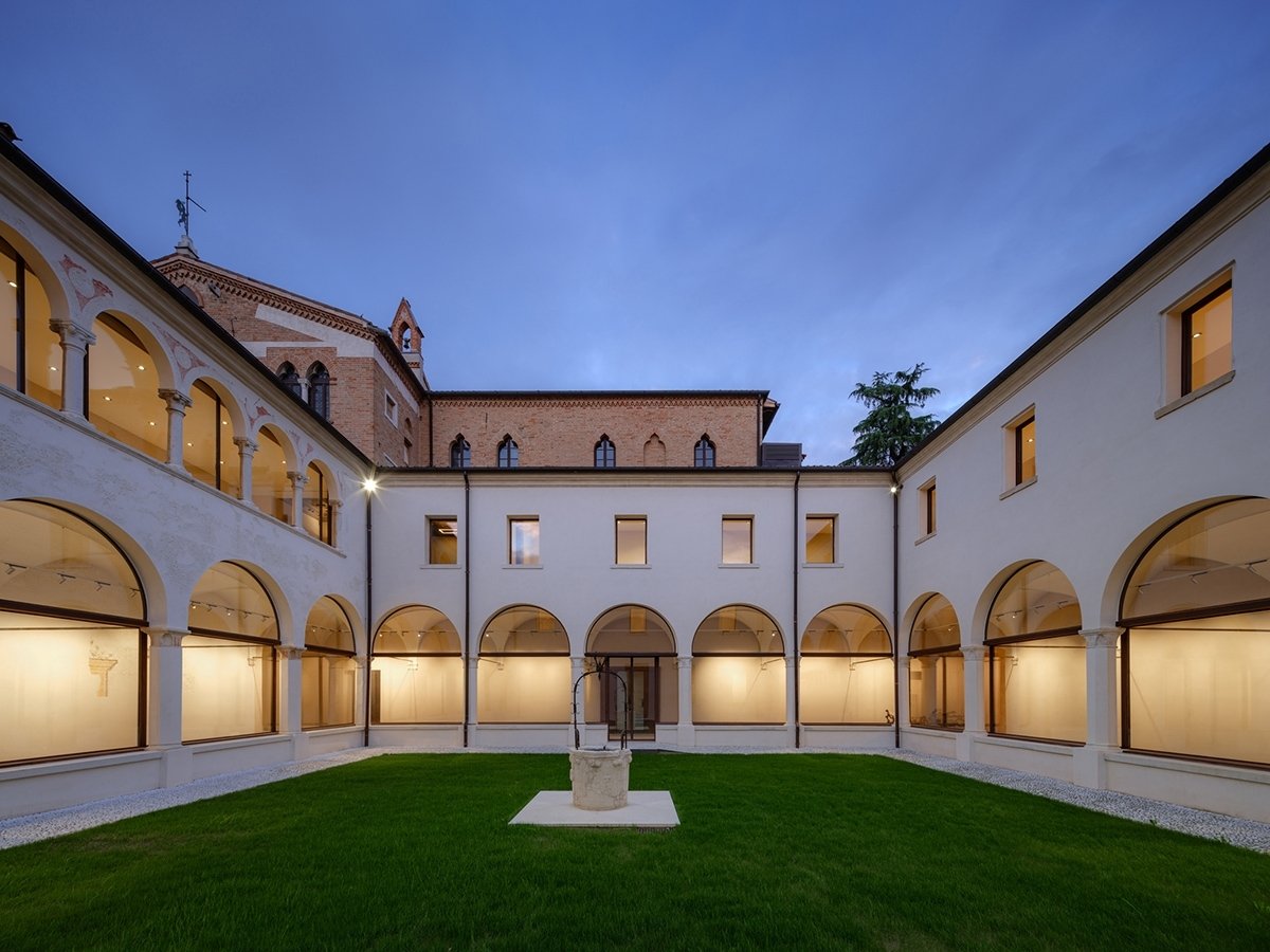 Il chiostro del Museo Bailo di Treviso