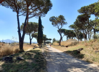 Il tratto dell'Appia antica interessato dall'intervento
