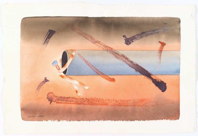Jean Michel Folon, Casse têtes, s.d., acquarello © Fondation Folon, ADAGP, Paris, 2022