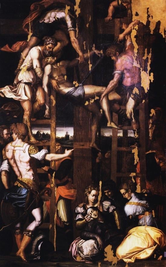 La Deposizione di Giorgio Vasari nella Chiesa della Santissima Annunziata ad Arezzo