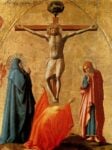 Masaccio, Crocifissione, 1426; tempera su tavola, 83 x 63 cm; Napoli, Museo Nazionale di Capodimonte