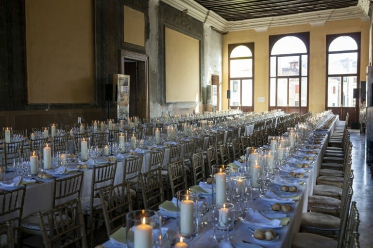 Palazzo Diedo, piano nobile. Cena di presentazione di Berggruen Arts & Culture a Venezia, 8 giugno 2022. Photo Luca Zanon