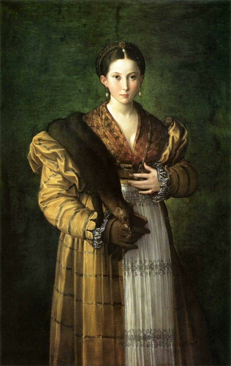 Parmigianino, Antea, 1530 circa; olio su tela, 135 x 88; Napoli, Museo Nazionale di Capodimonte