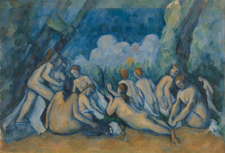 Paul Cezanne Bathers c.1894 1905. Presented by the National Gallery, purchased with a special grant and the aid of the Max Rayne Foundation, 1964