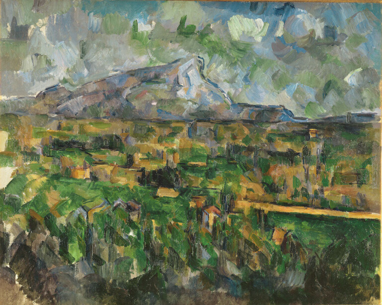 Paul Cezanne Mont Sainte Victoire 1902 6. Philadelphia Museum of Art, Gift of Helen Tyson Madeira, 1977