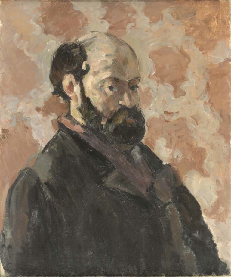 Paul Cezanne Portrait of the Artist with Pink Background 1875. Paris, Musée d'Orsay, donation de M. Philippe Meyer, 2000. Photo (C) RMN Grand Palais