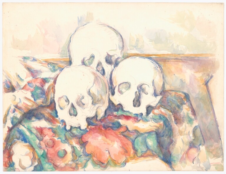 Paul Cezanne The Three Skulls 1902-6. The Art Institute of Chicago. Olivia Shaler Swan Memorial Collection