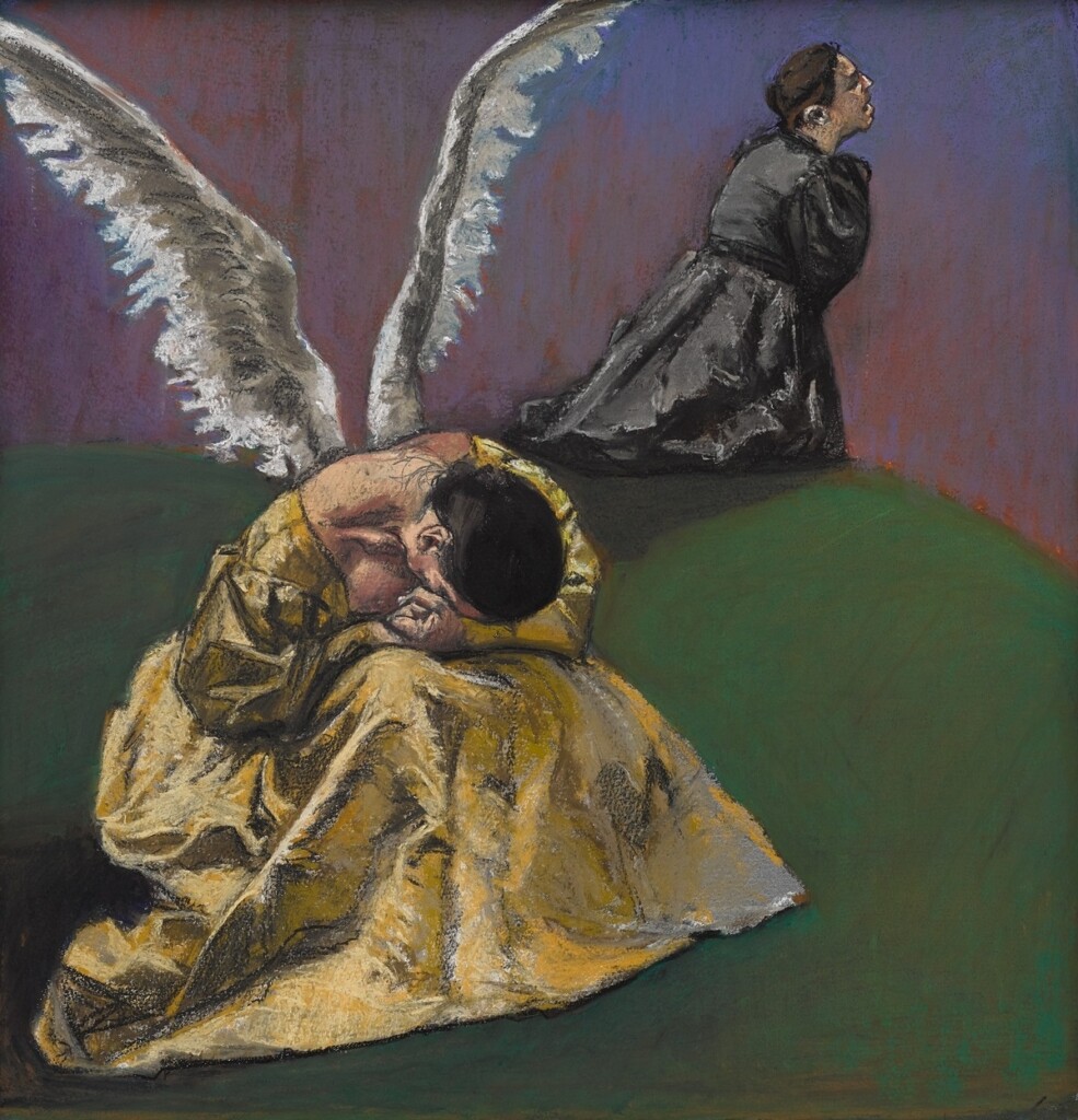 Paula Rego, Agony in the Garden, 2002, pastel on paper on aluminium, 75x72 cm © Paula Rego. Courtesy the artist & Victoria Miro