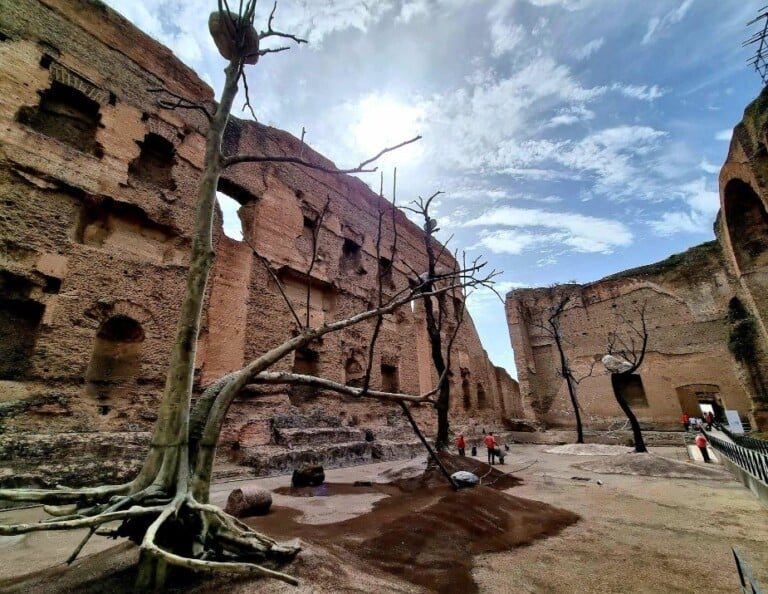 Penone alle Terme di Caracalla