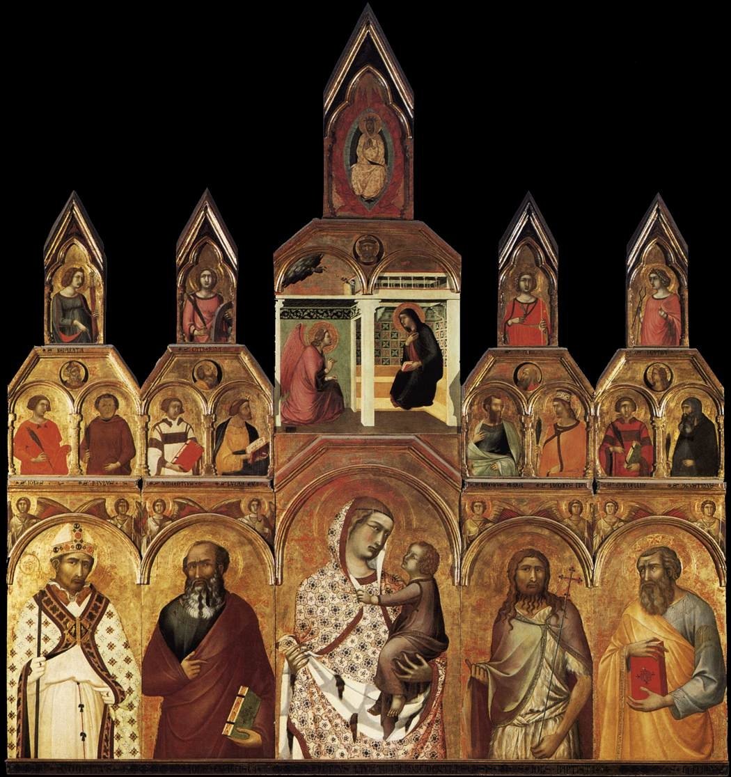 Pietro Lorenzetti, Polittico della pieve di Arezzo, 1320. Chiesa di Santa Maria della Pieve, Arezzo