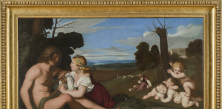 Sassoferrato, copia da Tiziano, Le tre età dell'uomo, olio su tela, 94x153 cm, Galleria Borghese, Roma. Ph. Coen © Galleria Borghese