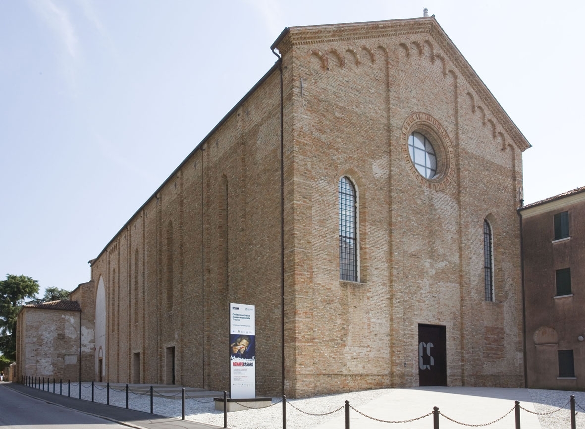 Treviso. La facciata dell’ex chiesa di Santa Margherita, ora Collezione Salce