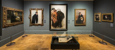 Sorolla en negro III vista della sala Museo Sorolla, Madrid