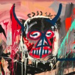 Jean-Michel Basquiat, Untitled (dettaglio), 1982, aggiudicato da Phillips a $ 85milioni. Courtesy Phillips