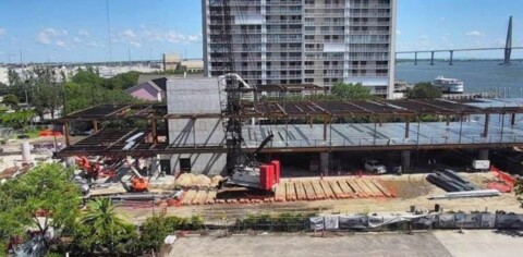 Il cantiere del Museo. Courtesy International African American Museum