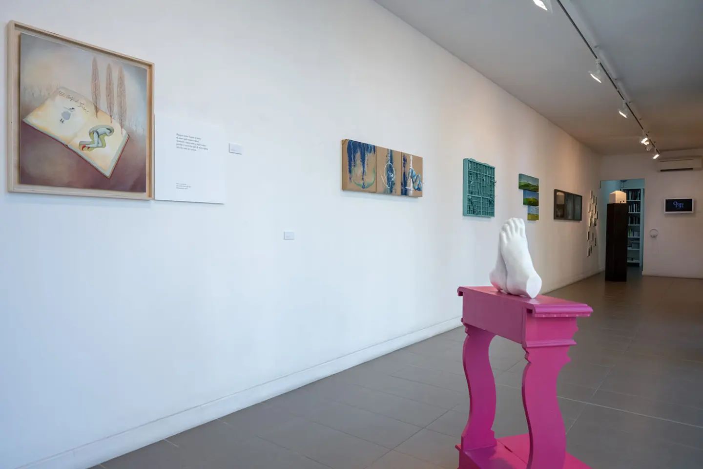 Il Sogno del latte, exhibition view at Galleria Romberg, Latina