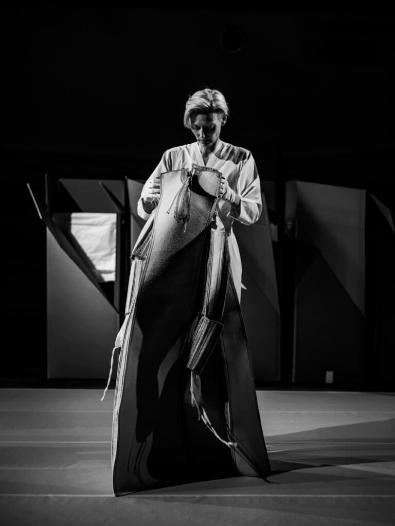 Ruediger Glatz, Embodying Pasolini. Performance di Tilda Swinton e Olivier Saillard. Mattatoio, Roma, 2021