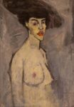 A. Modigliani, Nudo con cappello, courtesy Hecht Museum, Haifa University