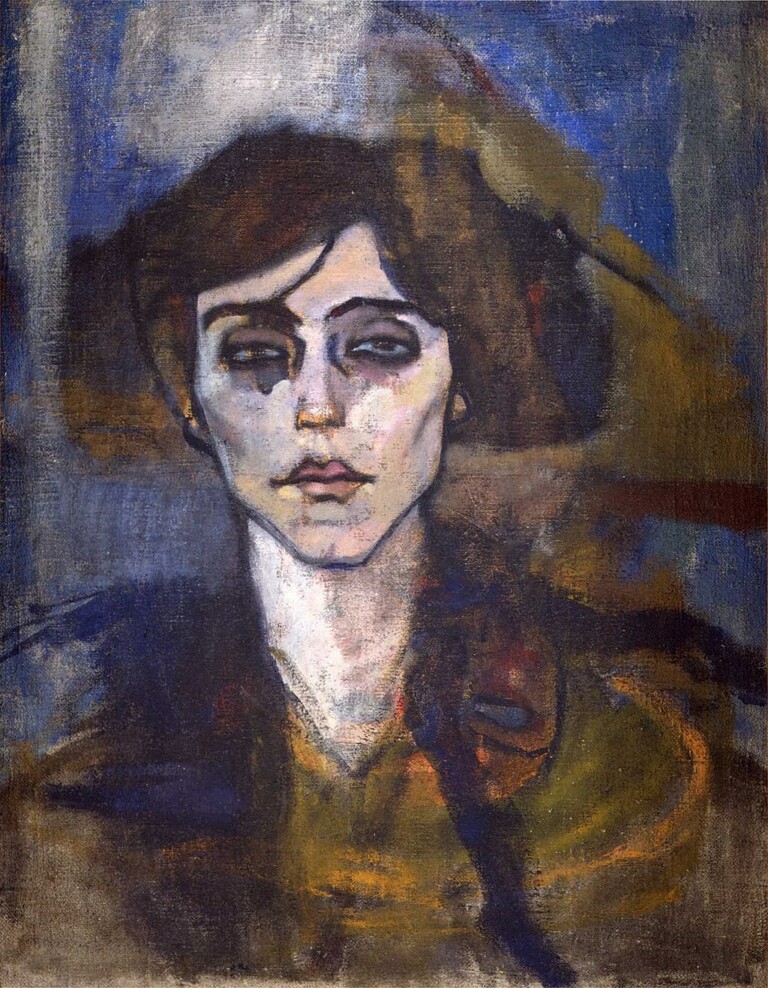 Amedeo Modigliani, 1907, Portrait of Maude Abrantes, oil on canvas, 81 x 54 cm, Reuben and Edith Hecht Museum, Haifa