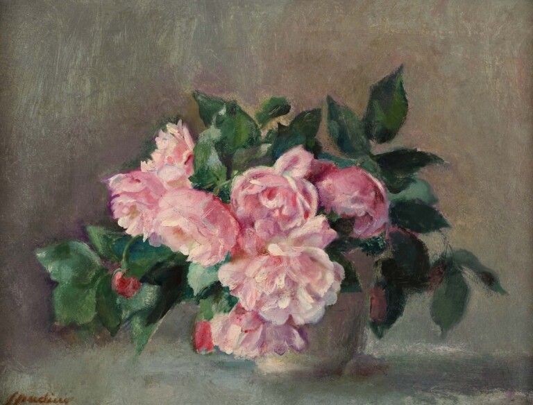 Armando Spadini, Fiori, 1922, olio su tela, 30 x 40 cm. Collezione Maurizio Fagiolo dell’Arco, Roma