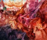 Barbara De Vivi, Trauerspiel, 2020, tecnica mesta su tela, 170 x 200 cm