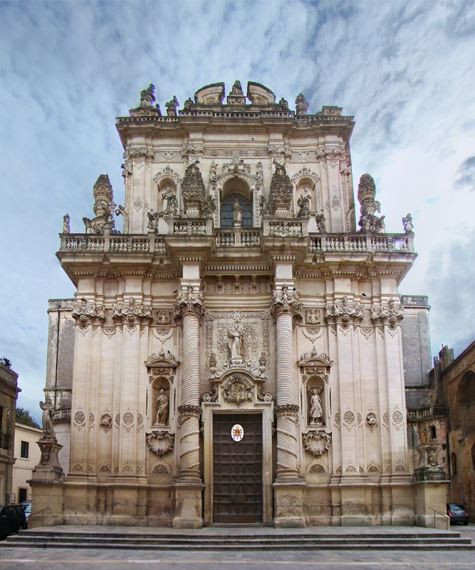 Basilica di San Giovanni Battista al Rosario a Lecce, photo Tango7174 via Wikimedia