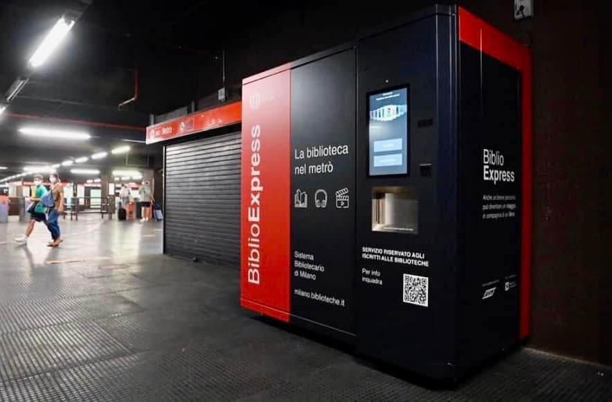 A Milano nasce la biblioteca automatica sotto la metro