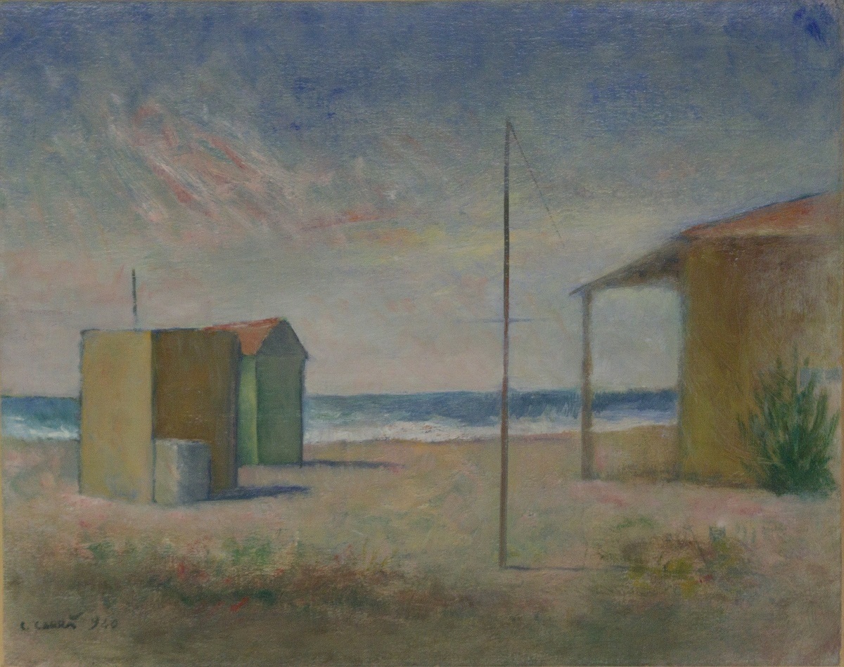 Carlo Carrà, Marina, 1940