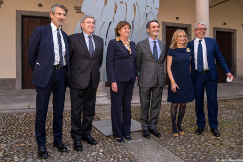 Il Bosco della Musica: la cerimonia di firma del protocollo dello scorso 11 aprile in Conservatorio con le rappresentanze di Conservatorio, MIMS, MUR, Regione e Comune