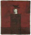 Ferdinando Bruni, The sweet derision of the crow, Just above my chamber door, 2019, tecnica mista, 211x186 cm
