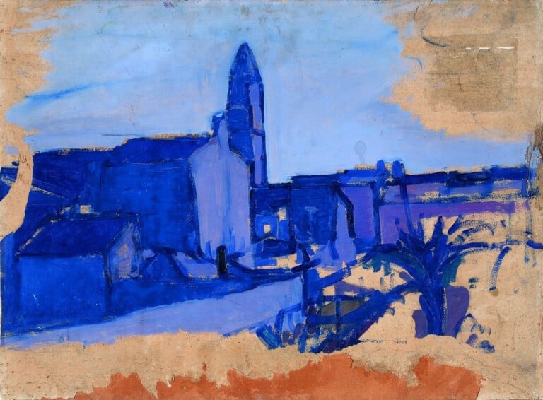 Gino Rossi, Burano, 1912-14, olio su cartone,  42x57,5 cm .Collezione Fondazione Cariverona. Archivio Fotografico Fondazione Cariverona, photo Saccomani