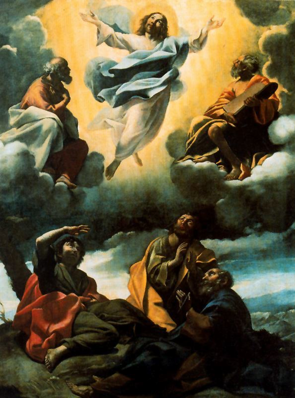 Giovanni Lanfranco, Trasfigurazione, 1627, via Wikimedia Commons
