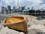 Gulf Stream di Hugh Hayden, parte dell’installazione Black Atlantic al Brooklyn Bridge Park. Photo Maurita Cardone