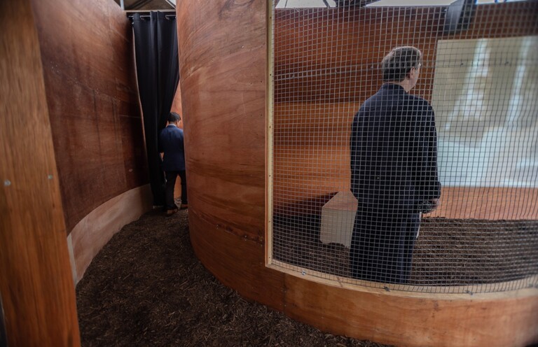 Hélio Oiticica, Subterranean Tropicália Projects _ PN15 2017 22, Socrates Sculpture Park, 2022. Photo Katherine Abbott