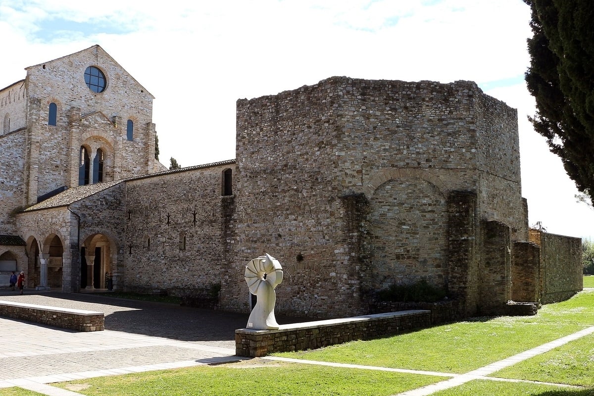 Il Battistero di Aquileia. Photo Sailko CC BY 3.0 via Wikimedia