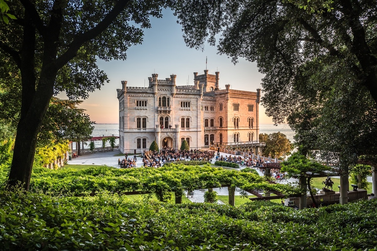 Il Rossetti al Parco del Castello di Miramare, Trieste