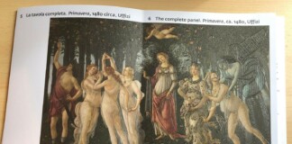 Il libro tattile ispirato alla Primavera di Botticelli. Courtesy Gallerie degli Uffizi
