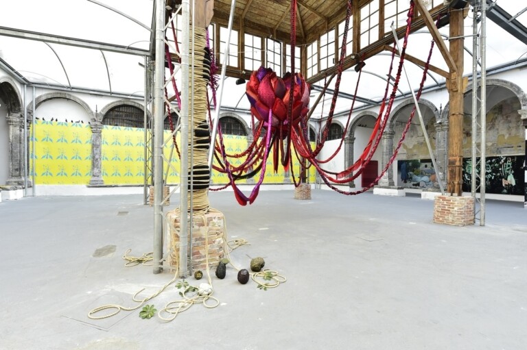 Interaction. Exhibition view at Made in Cloister, Napoli 2022. Photo Francesco Squeglia