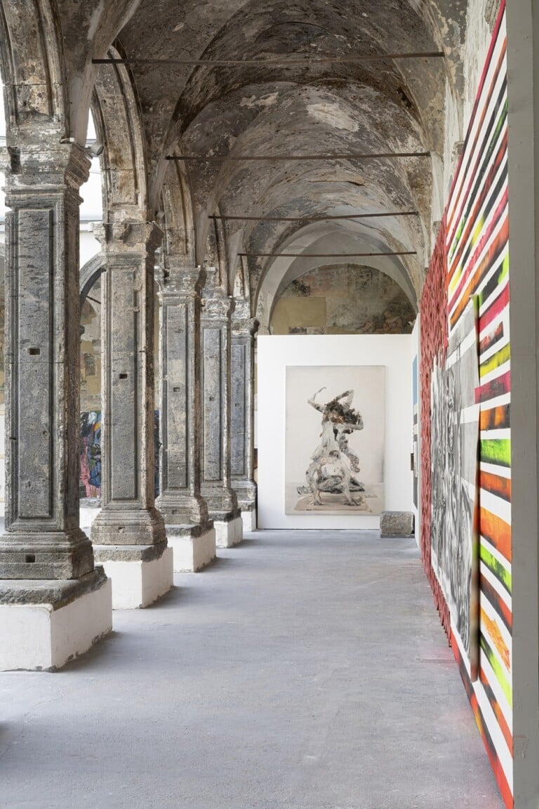 Interaction. Exhibition view at Made in Cloister, Napoli 2022. Photo Francesco Squeglia