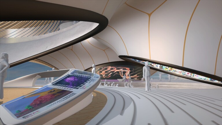 Liberland Metaverse, Exhibition Render by ZHA