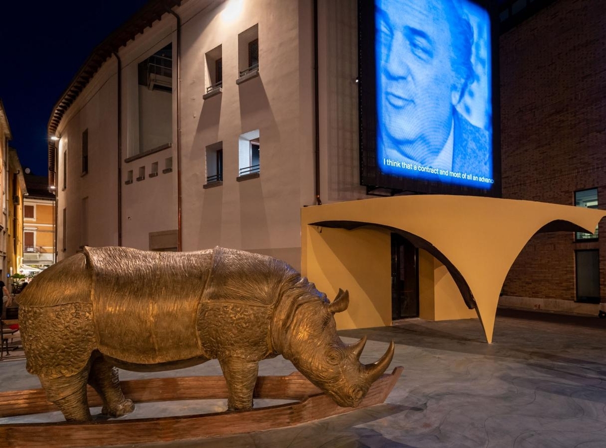 L’ingresso di Palazzo Valloni, sede del Fellini Museum. Photo Archivio Fotografico Assessorato Turismo Comune di Rimini