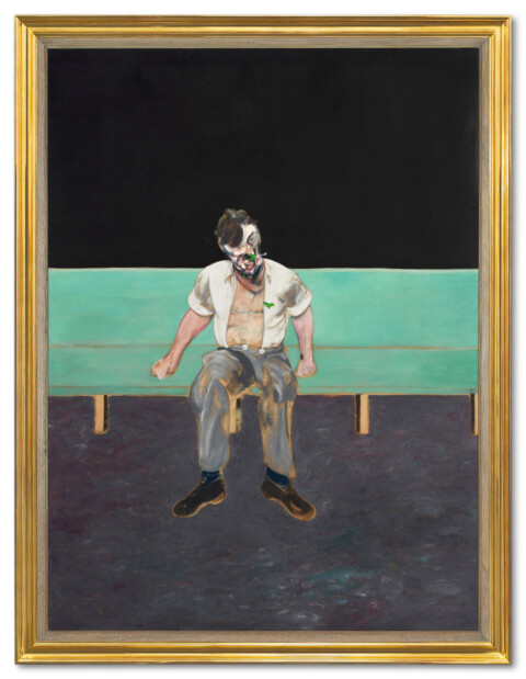Francis Bacon, Study for Portrait of Lucian Freud, 1964. Courtesy Sotheby's