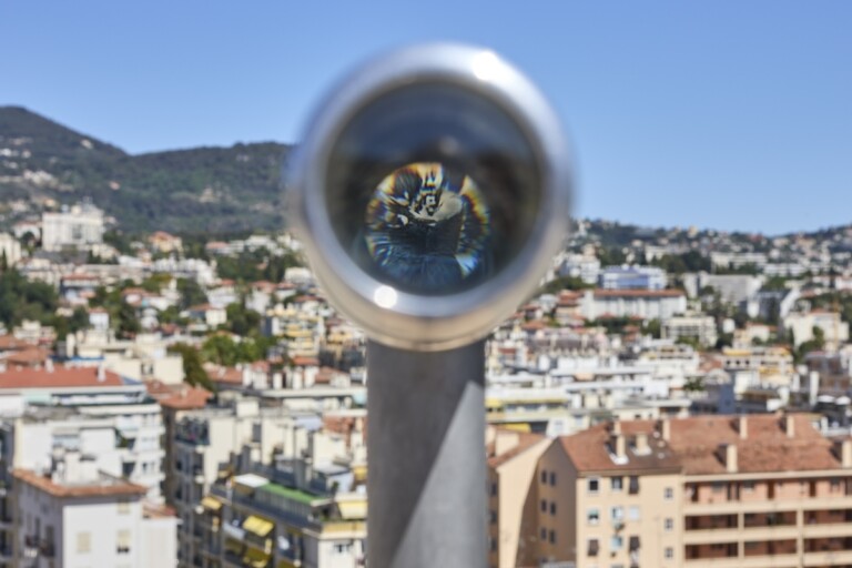 Luca Vitone, Panorama (Pisa), 2006, installation view at Villa Arson, Nizza 2022. Courtesy of Gianni Garrera collection, Roma. Credit Jean Christophe Lett